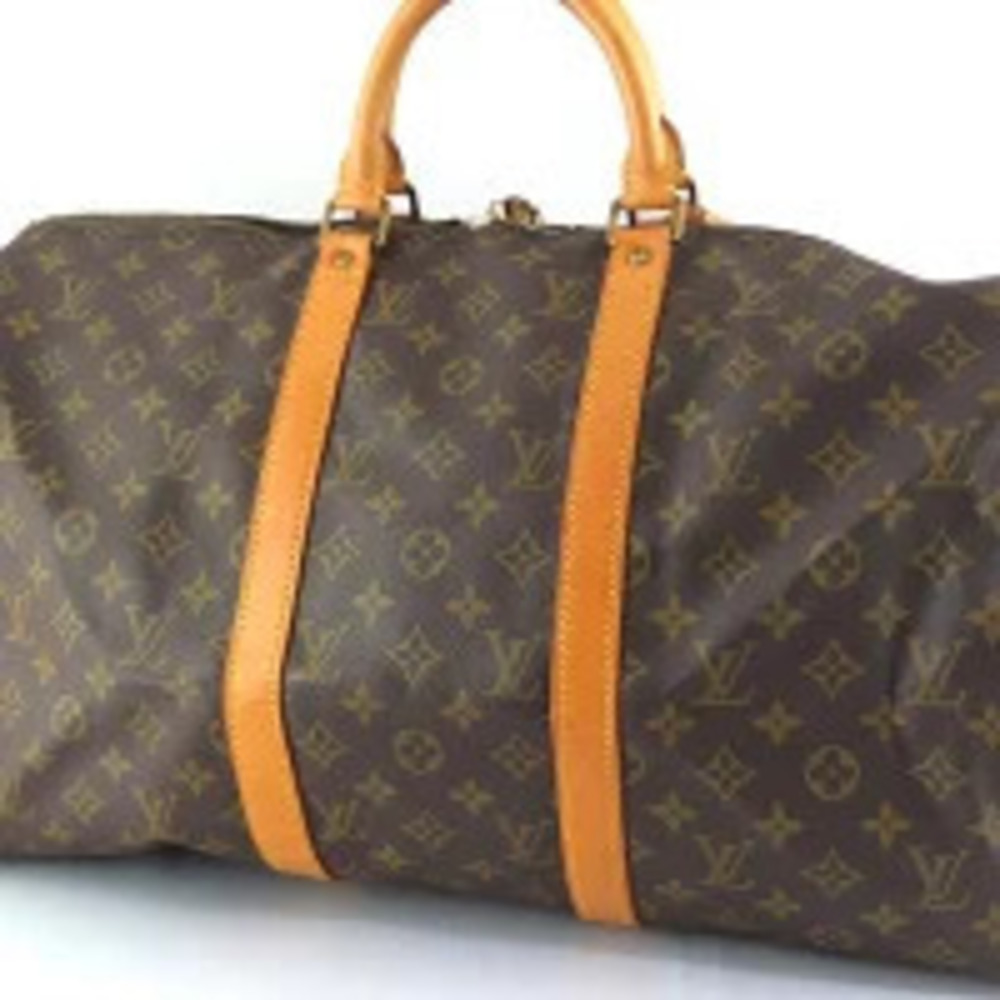 Louis Vuitton Bag Keepall Boston Monogram Brown